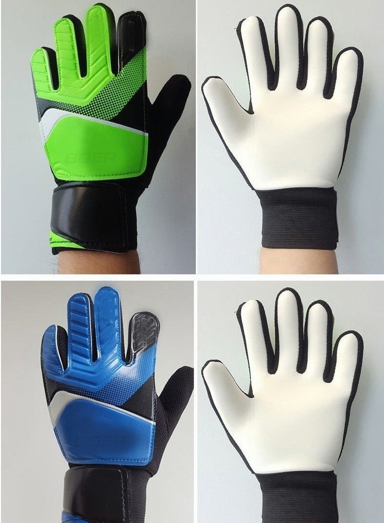 Children Football Gloves, Kids Youth Football Soccer Goalkeeper Goalie Training Gloves Gear