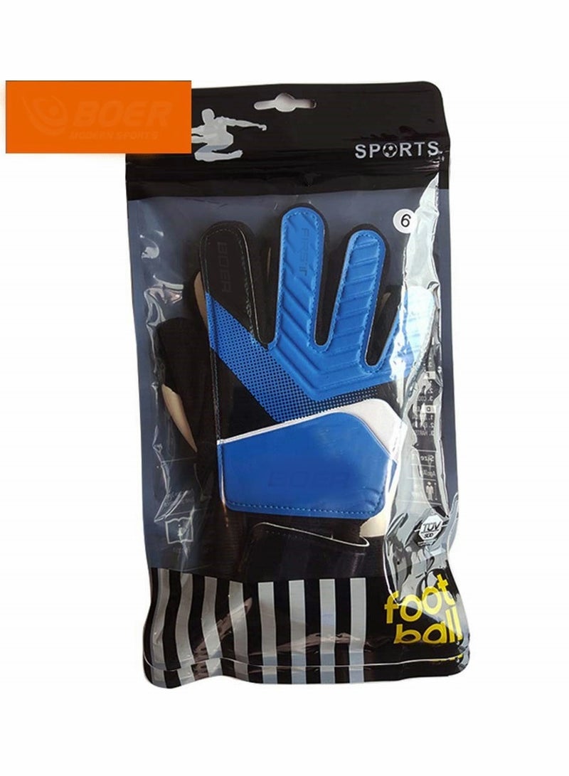 Children Football Gloves, Kids Youth Football Soccer Goalkeeper Goalie Training Gloves Gear