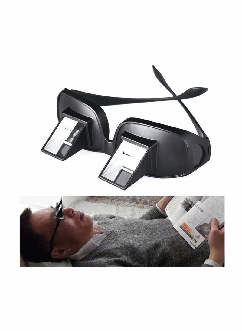 Lazy Glasses Bed Prism, Horizontal Glasses, Horizontal Mirror, Lazy Reader Glasses Lie Down For Reading/Watching Tv