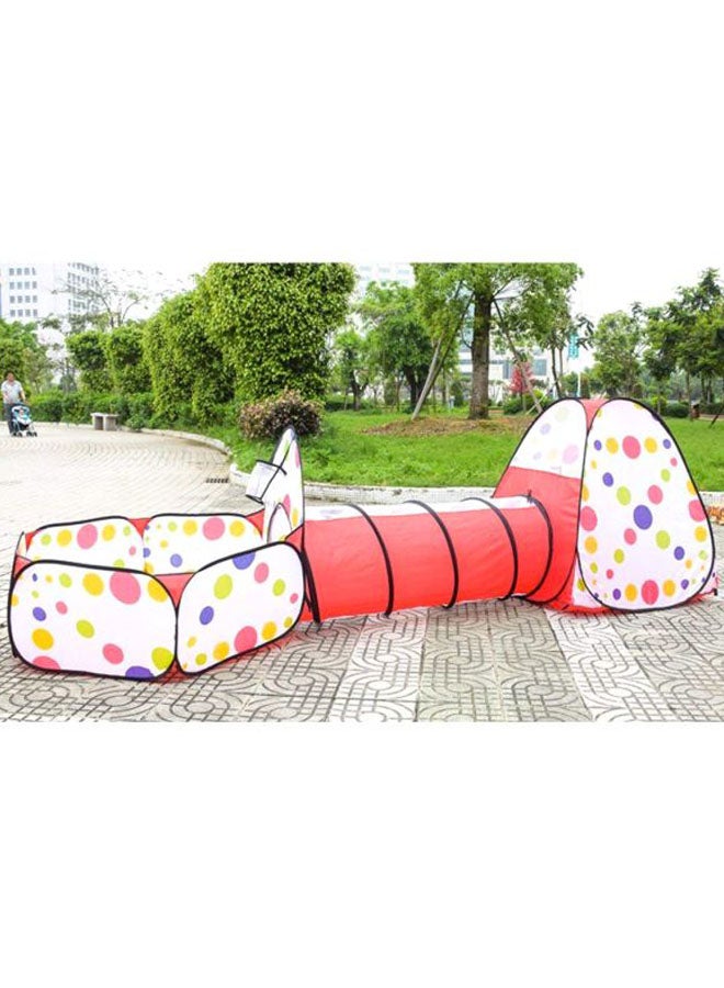 Foldable Tent Game House Triple Tunnel Toys