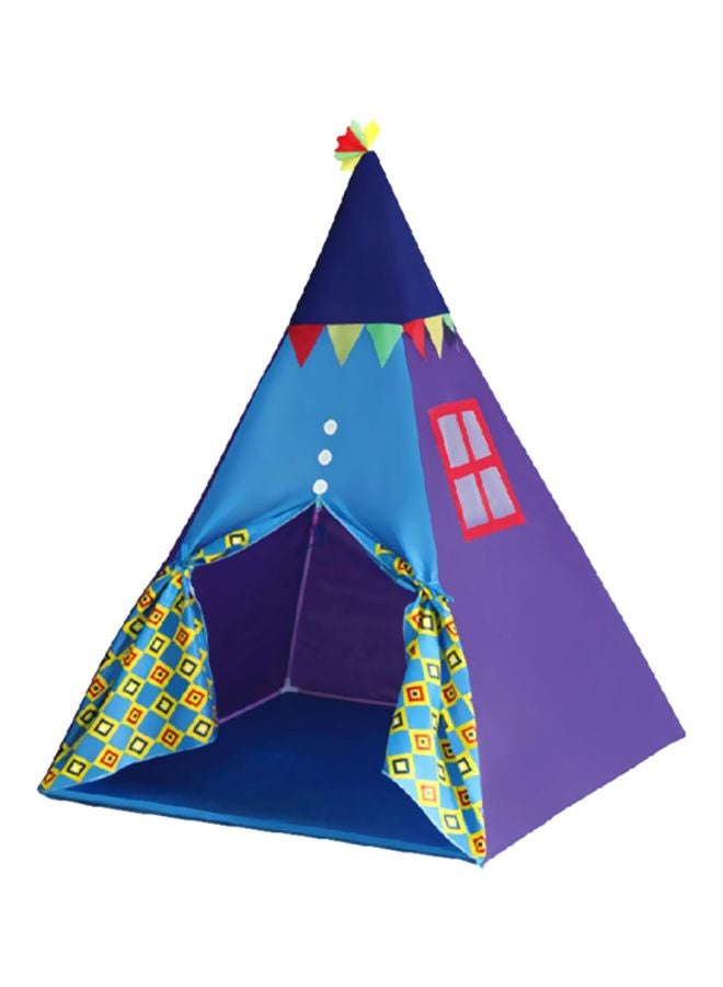 Blue Indian Tent Play House (100Cm X 100Cm X 130Cm)