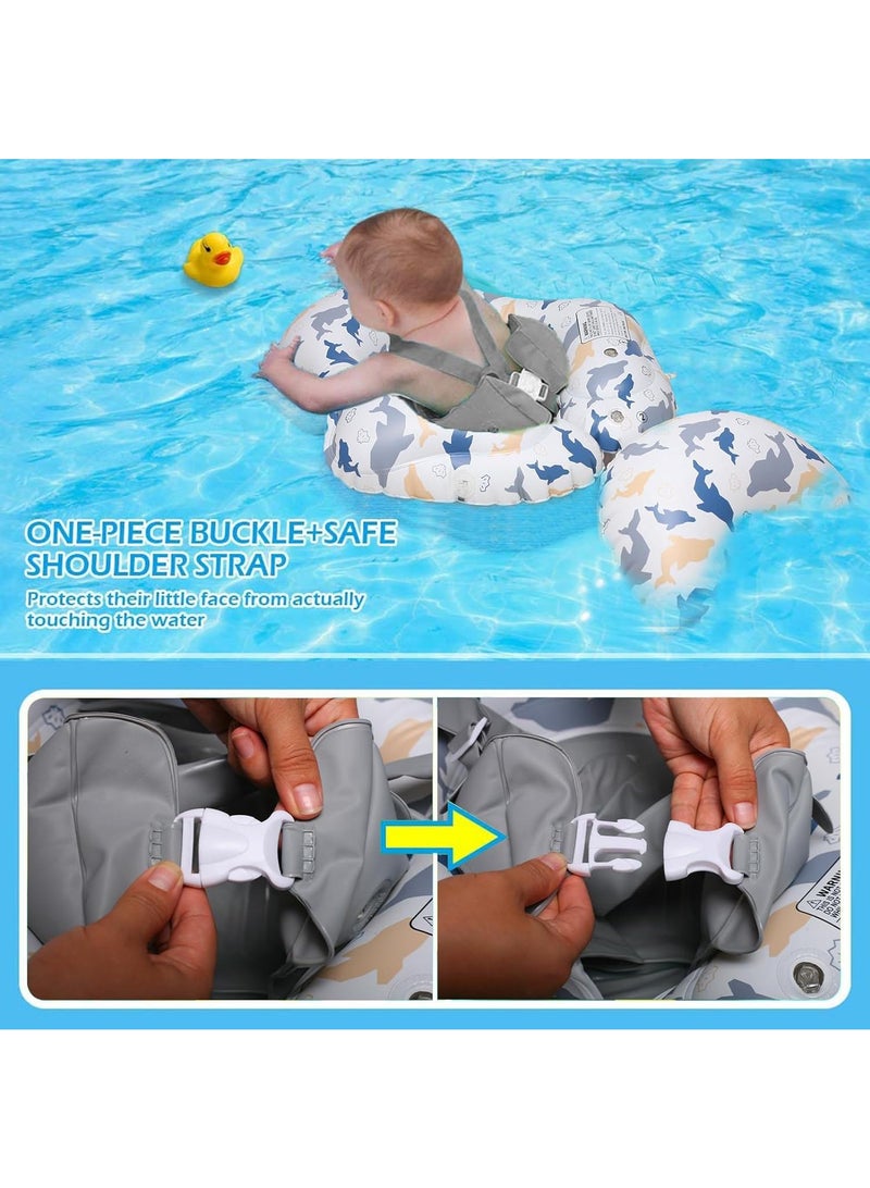 60*58cm Children's Lie Ring With Top Swimming Ring