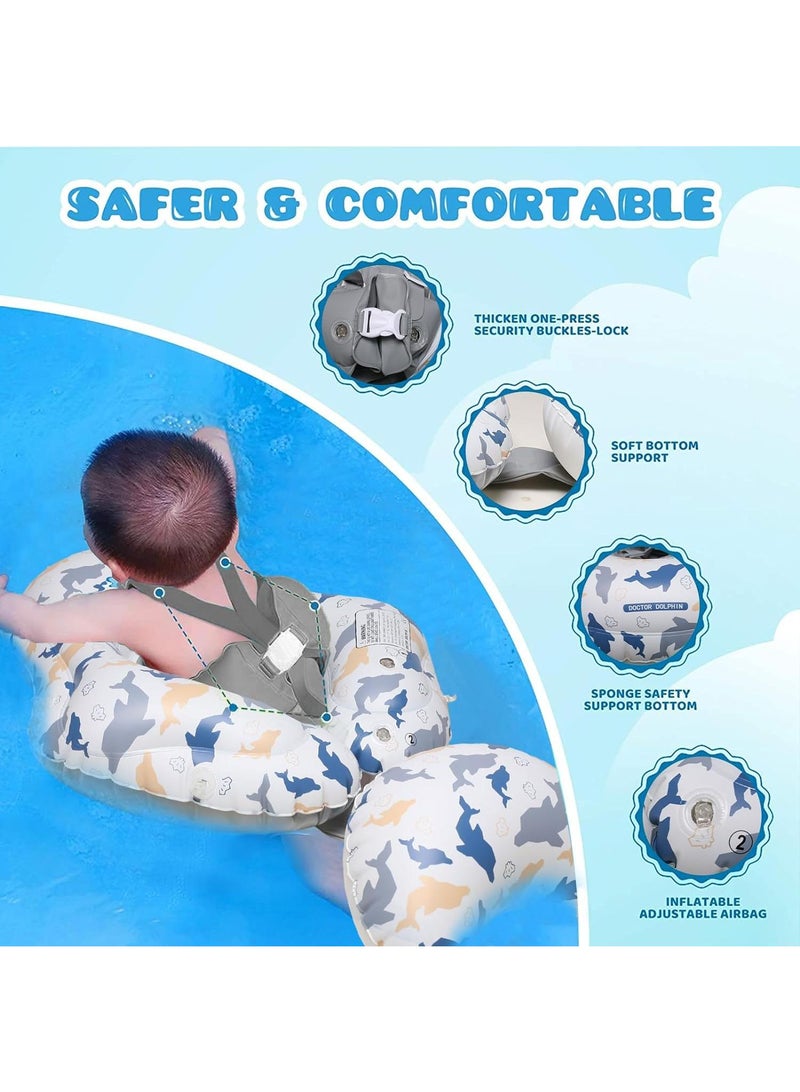 60*58cm Children's Lie Ring With Top Swimming Ring