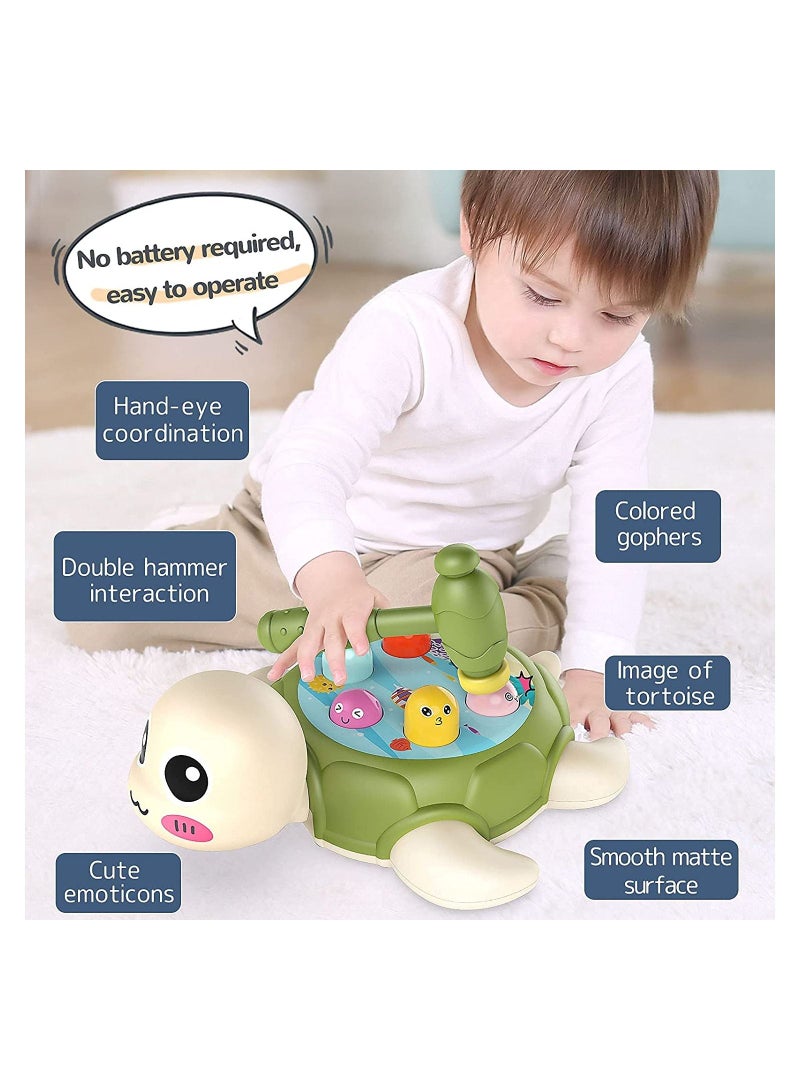 Hammering and Pounding Toy Toys for 3 4 5 6 Year Old Boys Baby Interactive Toys Toddler Activities Games with 2 Hammer Learning Active Early Educational Toy Gift for Boys Girls Toddlers