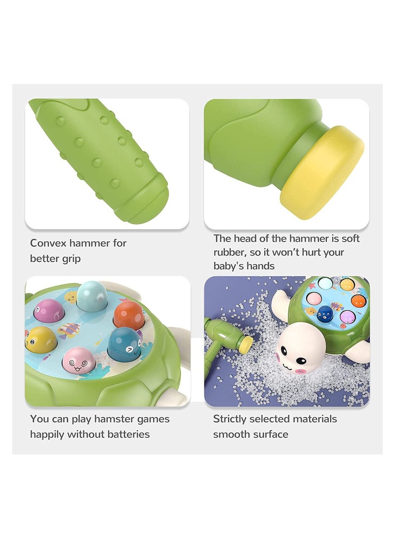 Hammering and Pounding Toy Toys for 3 4 5 6 Year Old Boys Baby Interactive Toys Toddler Activities Games with 2 Hammer Learning Active Early Educational Toy Gift for Boys Girls Toddlers