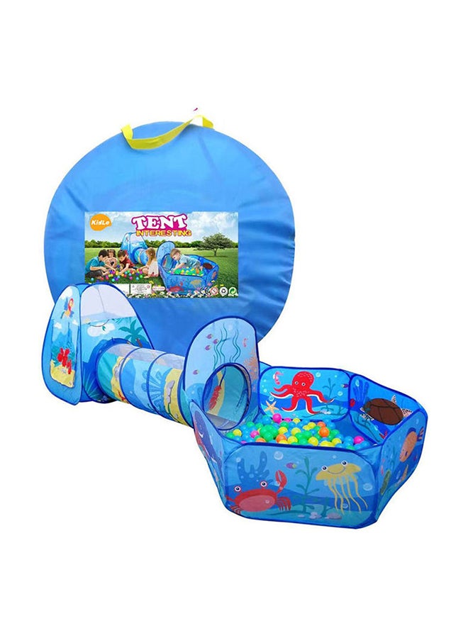 Ocean World Three-Piece Children'S Ball Pool Durable Sturdy Unique Details 320x120x93cm