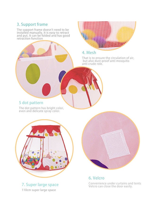 Polka Dot Pop-Up Tent