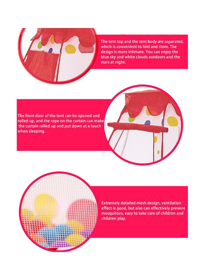 Polka Dot Pop-Up Tent