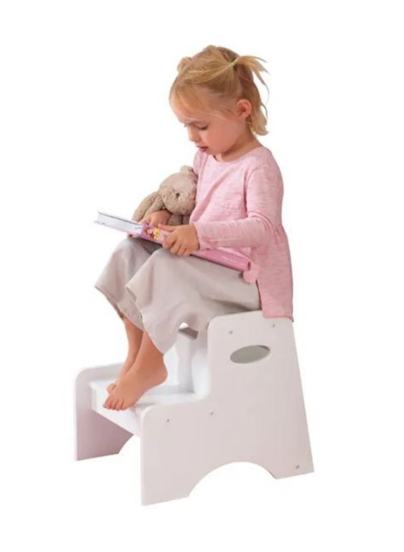 Kidkraft Two-Step Stool - White