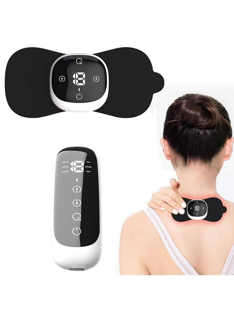 Wireless TENS Machine for Pain Relief Unit Heated Rechargeable Muscle Stimulator Portable EMS Massage Pain Management Device for Posterior Knee With Remote Control Sciatic Relief and Joint Comfort