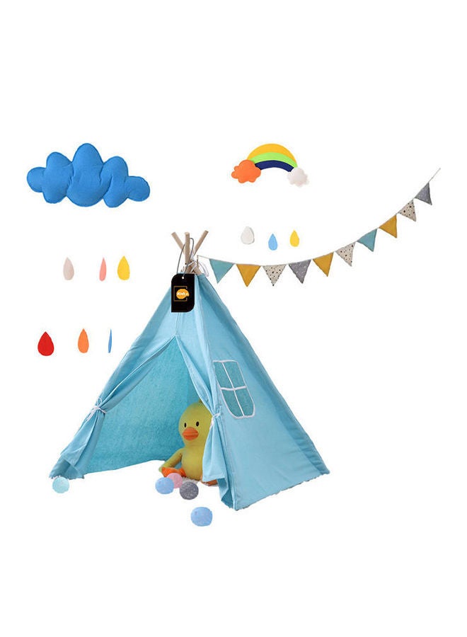 Portable Cotton Carva Teepee Indoor Kids Tent 100x100x110cm