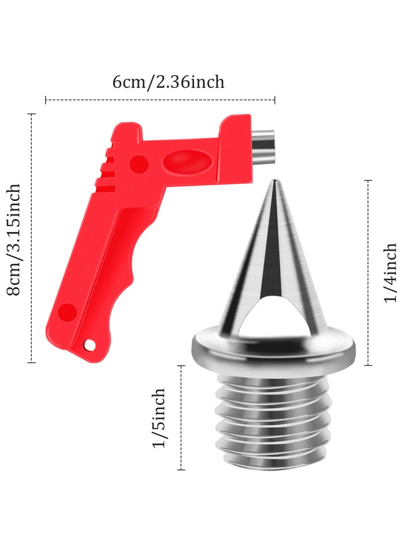 Spike Replacement Spikes, Track and Field Spikes Golf Shoes Cross Country Spikes with Spike Wrench for Sprint Sports Sprint Track Shoes Training (110 Pcs)