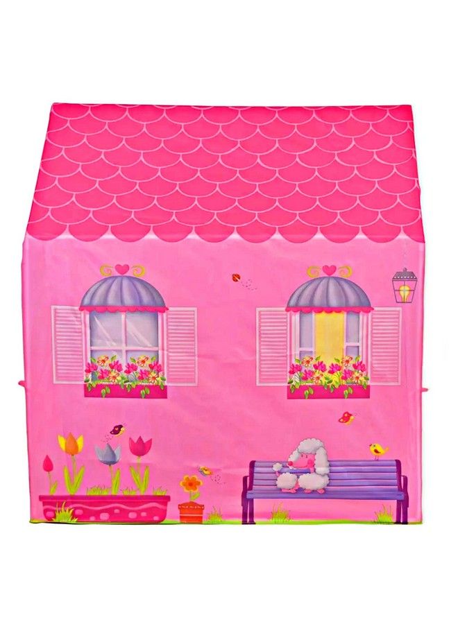 Flower House Princess Castle Girls City Garden Pink Palace Play Tent Kids Playhouse