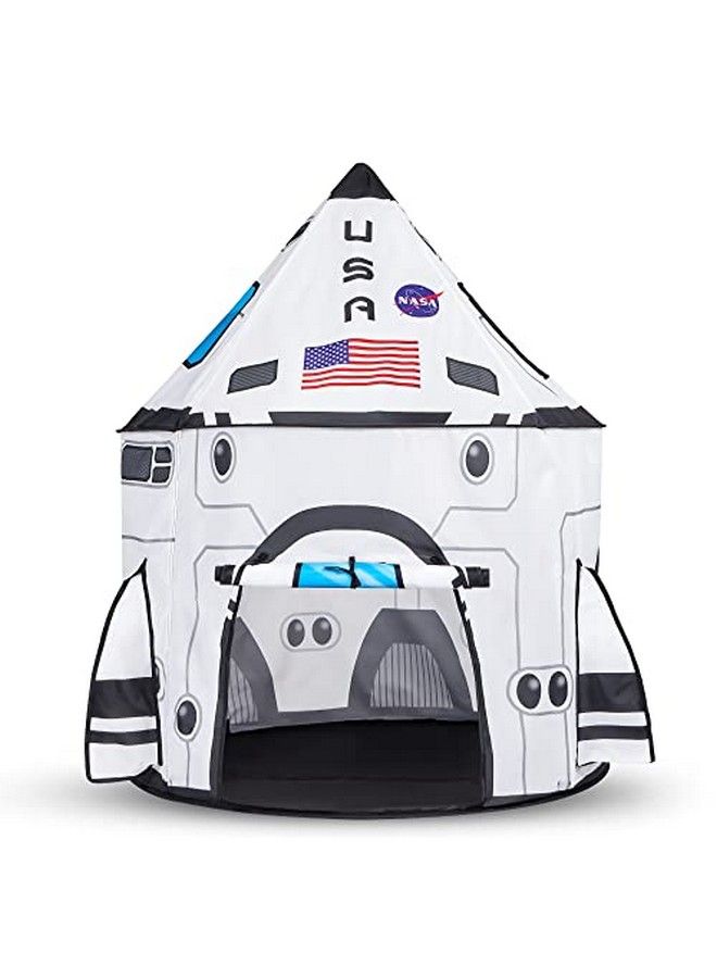 Rocket Ship Play Tent Pop Up Play Tent Kids Indoor Outdoor Spaceship Playhouse Tent Set