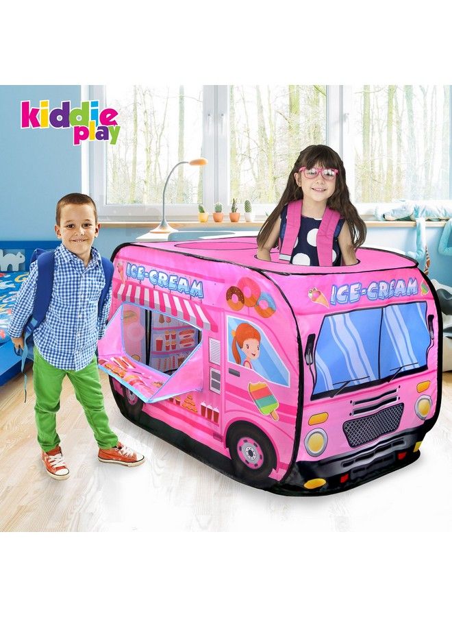 Ice Cream Truck Pop Up Kids Play Tent For Boys & Girls Indoor Outdoor Toy