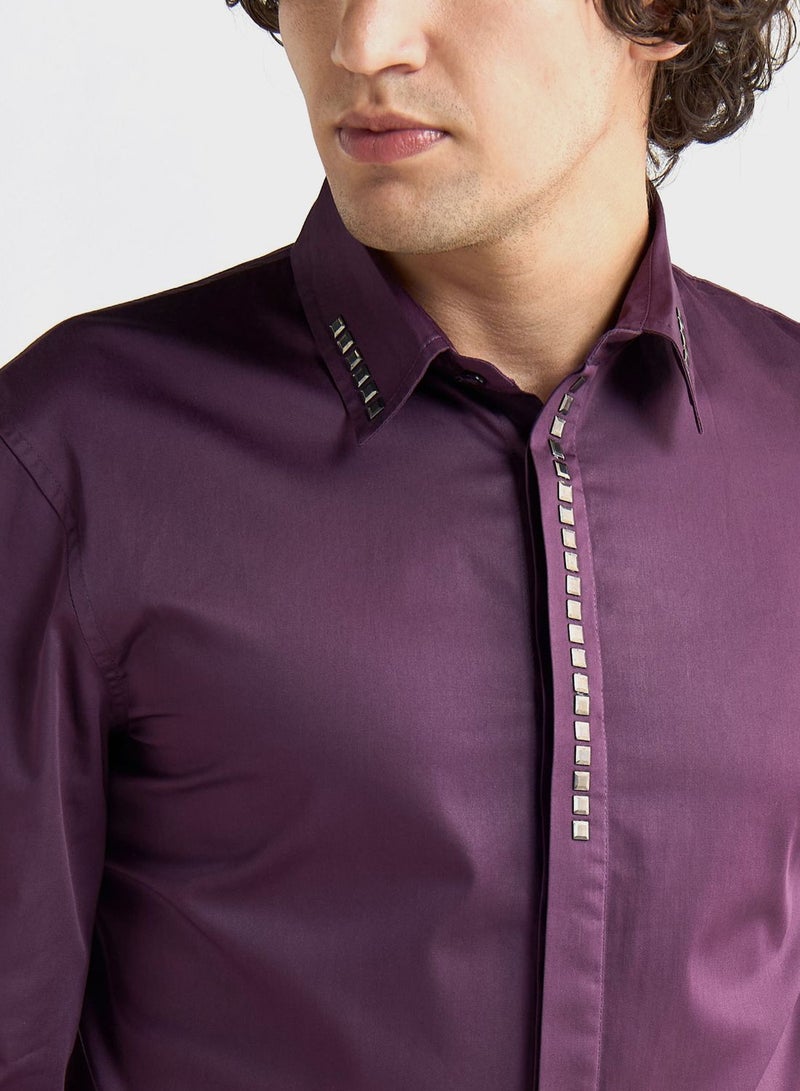 Studded Regular Fit Shirt