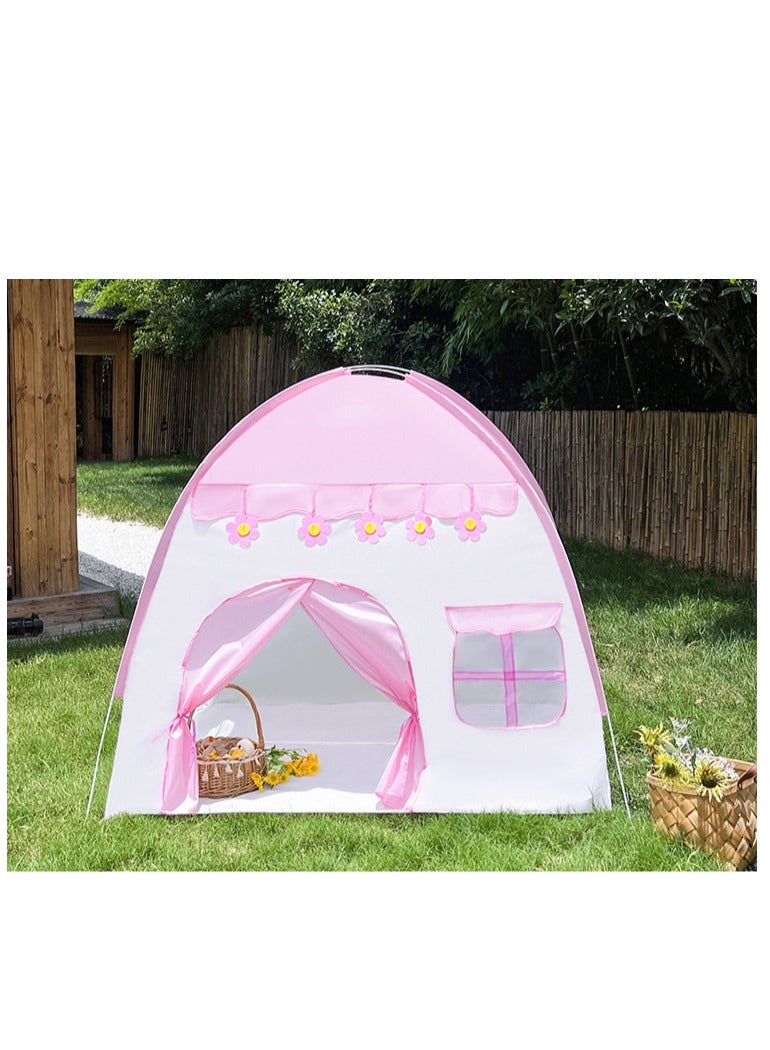 Foldable Portable Stylish Unique Design Indoor Outdoor  Castle Play House Tent Pink