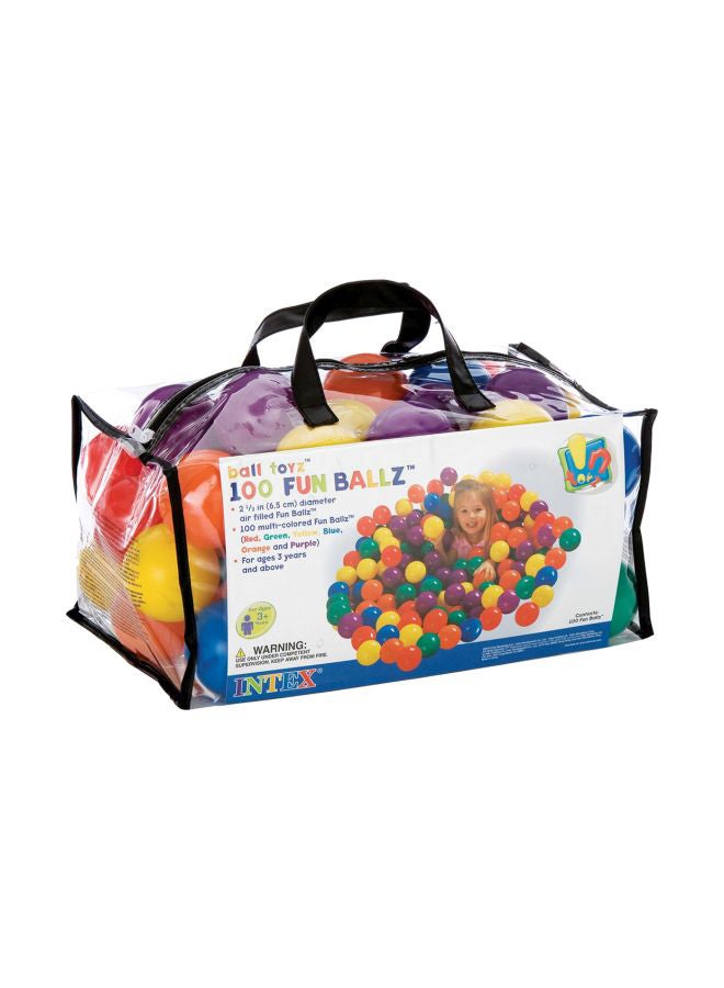 100-Piece Small Fun Ball Set 6.5cm