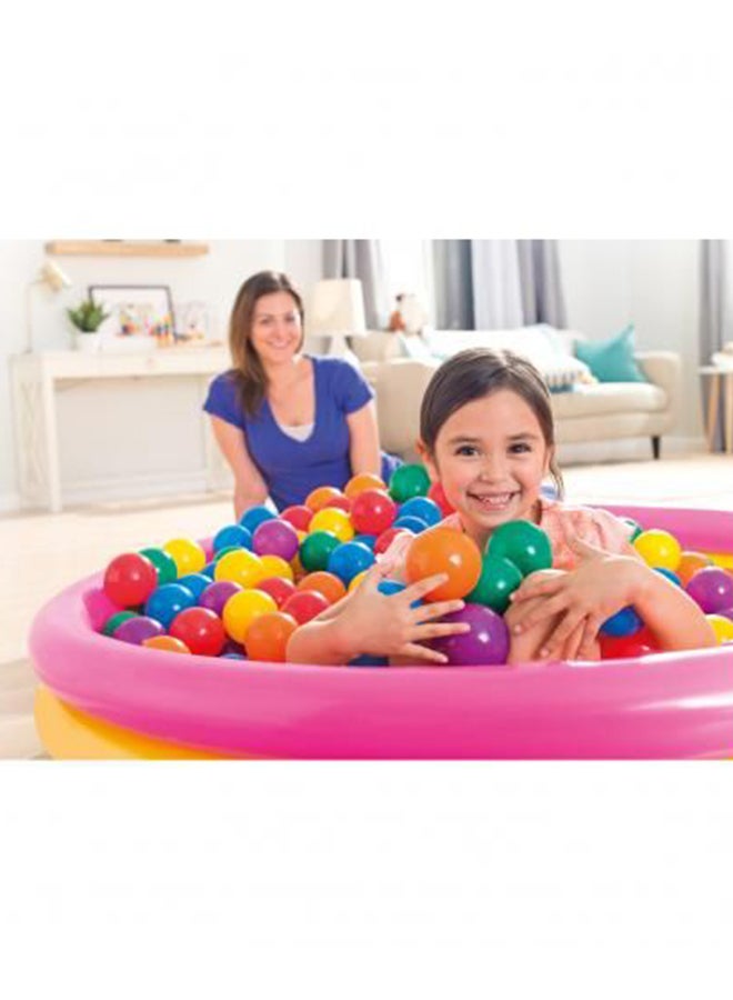 100-Piece Coloured Ball Set 48.3x43.2x30.5cm