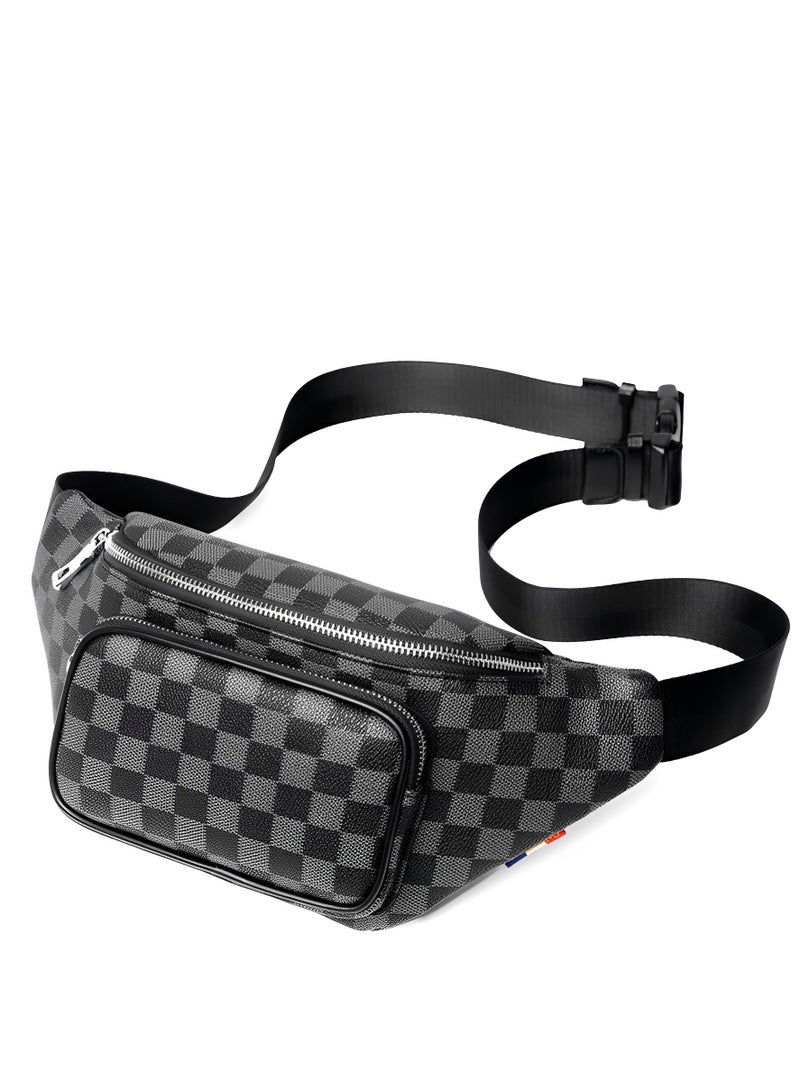 Skycare Large Crossbody  Pack with Zipper Pockets,Gifts for Enjoy Sports Festival Workout Traveling Running Casual Hands-Free Wallets Waist Pack Phone Bag Fits All Phones