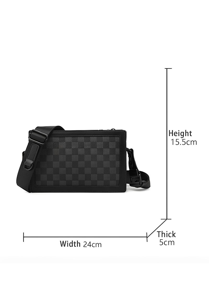 Skycare Sling Crossbody Bag Small Shoulder Backpack for Men Waterproof Slim Chest Bags Casual Daypack for Travel Cycling