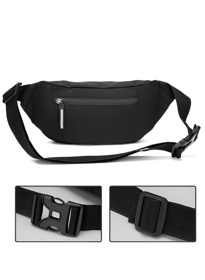 Skycare Large Crossbody  Pack with Zipper Pockets,Gifts for Enjoy Sports Festival Workout Traveling Running Casual Hands-Free Wallets Waist Pack Phone Bag Fits All Phones