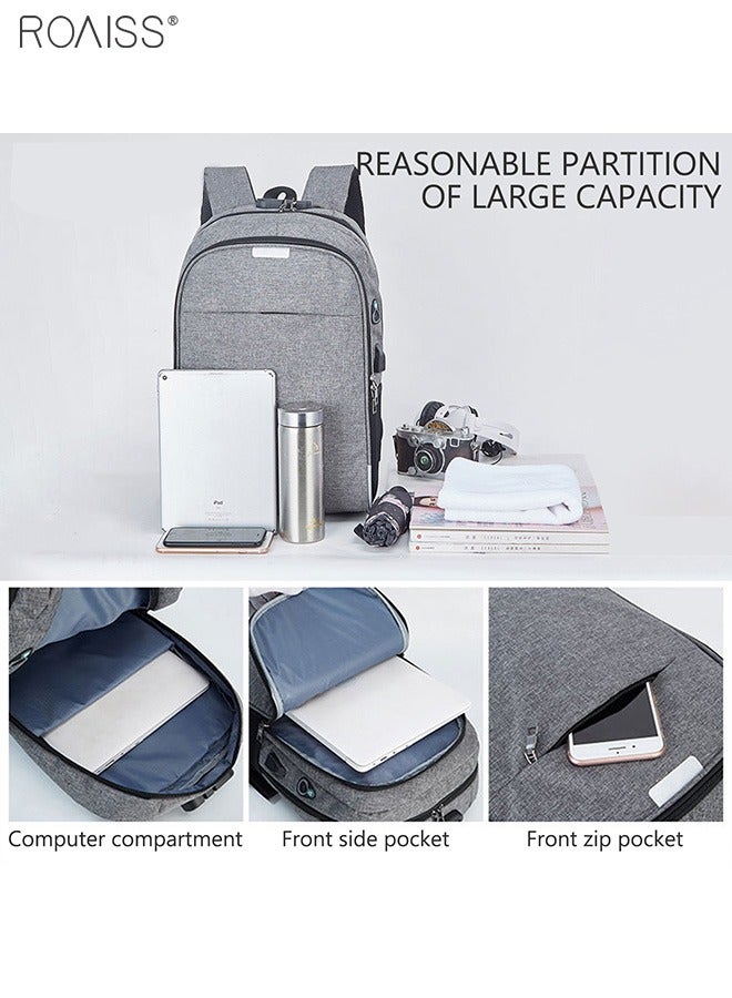 Laptop Backpack-Fits 15.6 Inch Laptop Travel Computer Bag,Business Anti Theft Backpack With Usb Charging Port