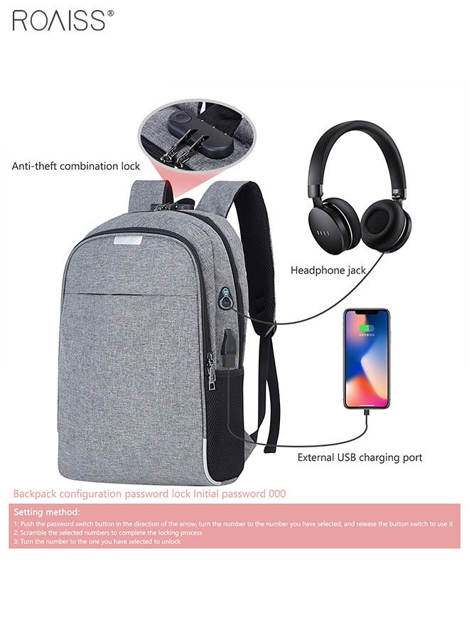 Laptop Backpack-Fits 15.6 Inch Laptop Travel Computer Bag,Business Anti Theft Backpack With Usb Charging Port