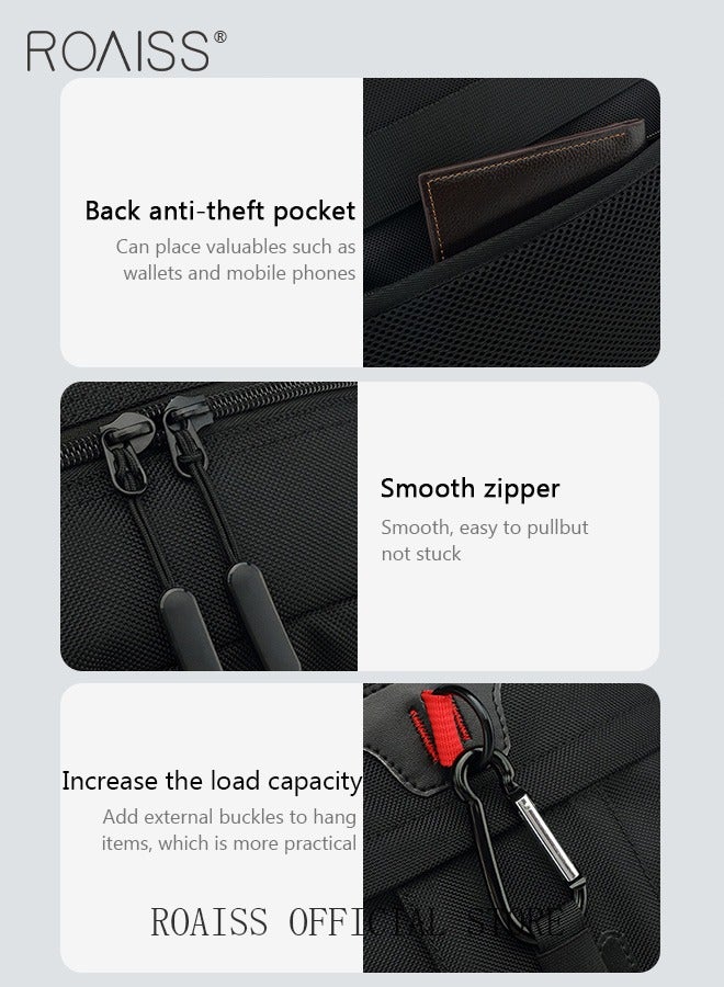 Men's Outdoor Sports Mountaineering Bag, External Charging Port, Independent Shoe Compartment, Large Capacity Scientific Compartmentalized Backpack, Short Distance Luggage Bag