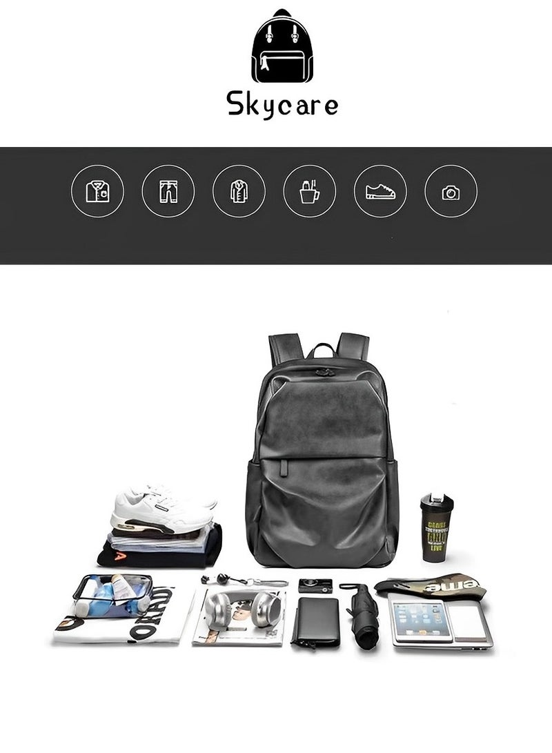 Skycare Travel Laptop Backpack Anti Theft Water Resistant Backpacks School Computer Bookbag for Men Women College Students Fits 15.6 Inch Laptop