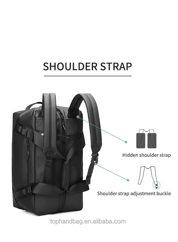 Skycare Business Travel Waterproof Backpack, Multi-functional Large Capacity Expandable Computer Bag for Handheld or Shoulder Carry