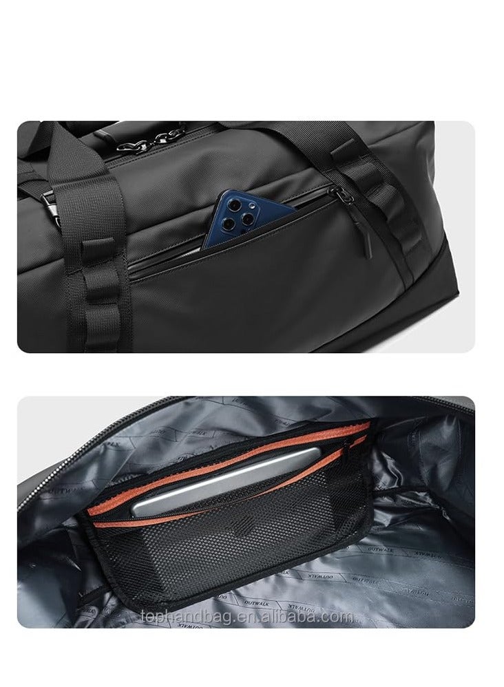 Skycare Business Travel Waterproof Backpack, Multi-functional Large Capacity Expandable Computer Bag for Handheld or Shoulder Carry