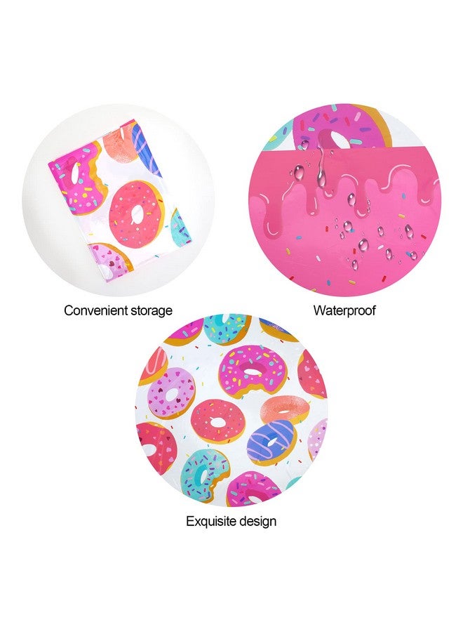 3 Pack Donut Theme Tablecovers Disposable Tablecloth Dessert Time Party Supplies Ideal For Girl Birthday Parties Baby Showers Donut Parties