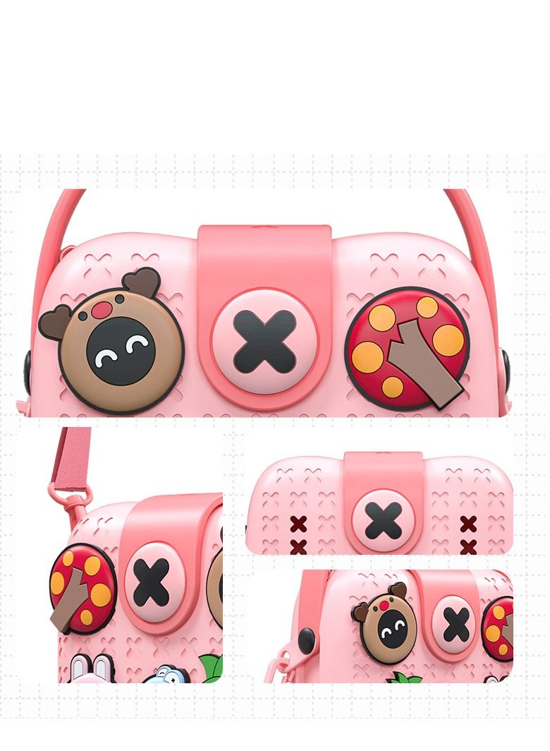 Kids Bags Children Shoulder Bags Girls Purse for Toys Cameras Children's Birthday Gift Pink