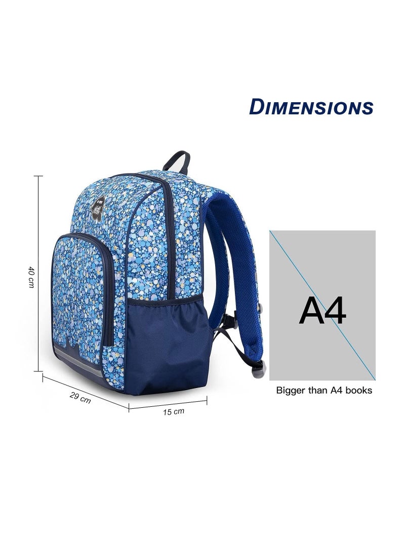 School Bag - Retro Blue