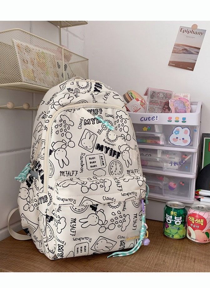 Backpack for School Casual Daypack Designer Laptop Backpack for 15.6 Inch Laptop College Backpack