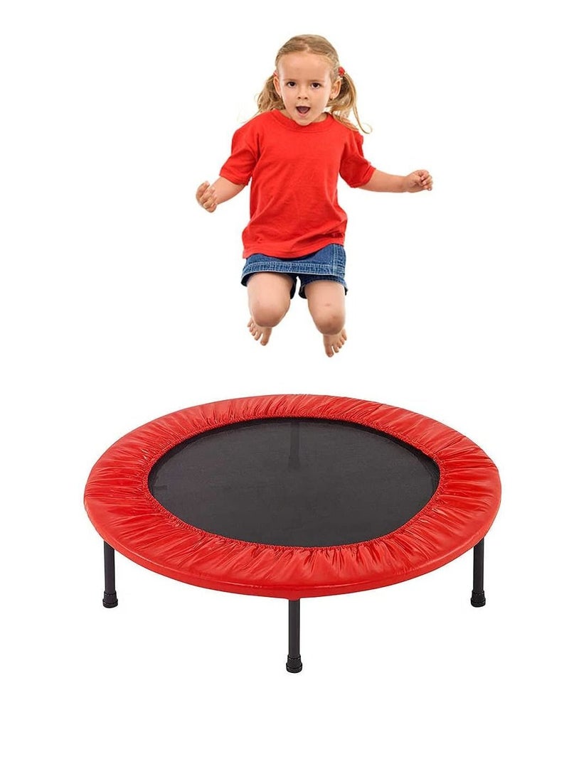 H PRO Trampoline for Kids & Adults | Rebounder Trampoline for Exercise, Fitness and Workout| Outdoor and Indoor 40 Inch Trampoline| Red