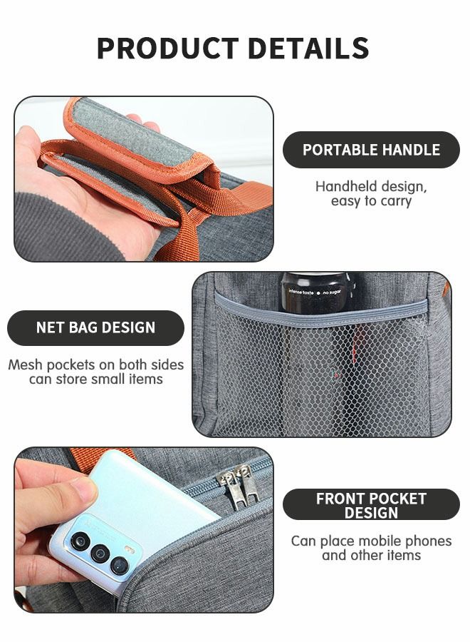 Portable Picnic Basket, Large Capacity Lunch Bag, Picnic Cooler Bag Insulated Picnic Basket, Picnic Cooler, Oxford Cloth Portable Outdoor Picnic Bag, Picnic Supplies, Camping Accessories