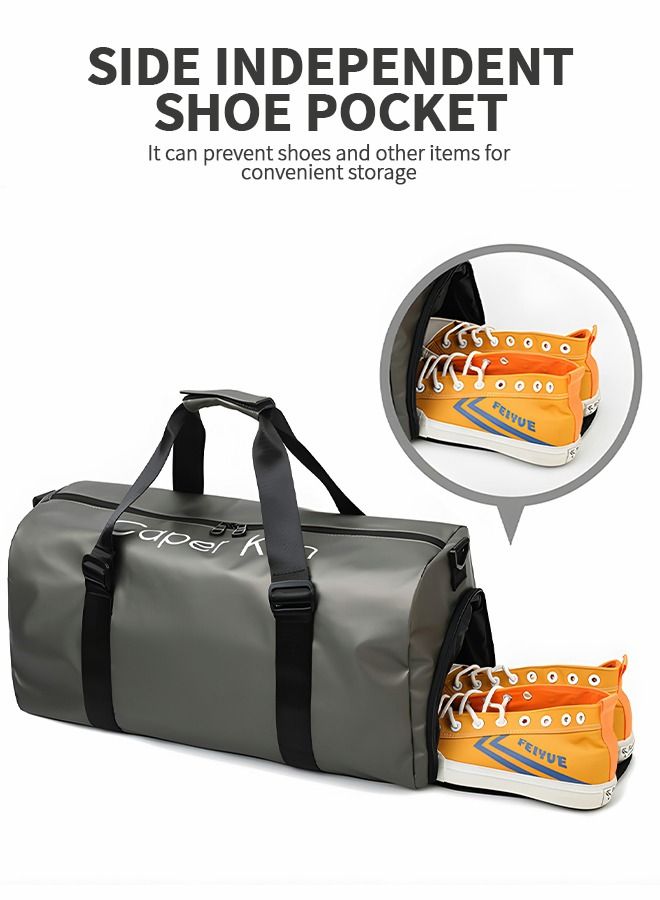 Sports Gym Bag for Women and Men,Small Sports Duffle Bag with Shoulder Strap and Handbag,Sports Shoulder Bag with Separated Shoe Compartment ,Outdoor Large-capacity Travel Bag