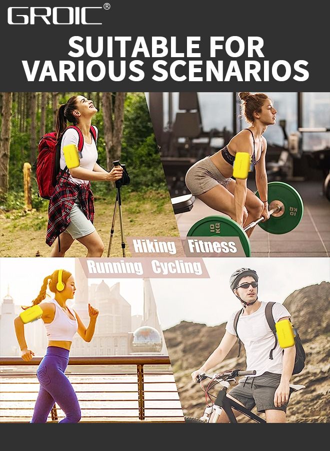 Phone Arm Bands for Running, Armband Cell Phone Holder for Exercise,Water Resistant Sports Phone Holder with Adjustable Band,EVA Sports Phone Arm Bag