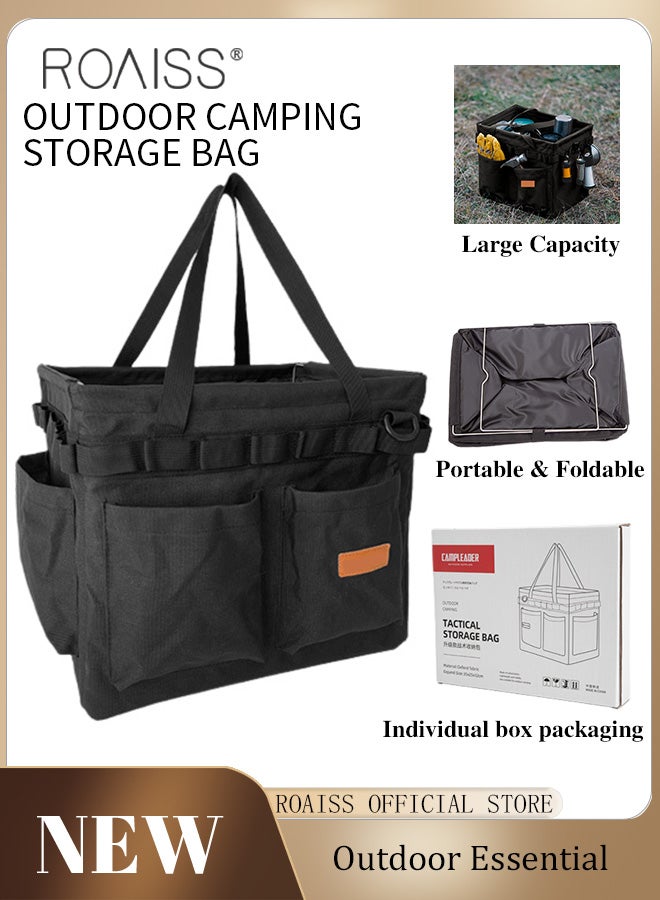 Outdoor Tool Storage Box Camping Storage Bag with Large Capacity Multifunctional Portable Bag for Picnics and Camping Organizer for Outdoor Cooking
