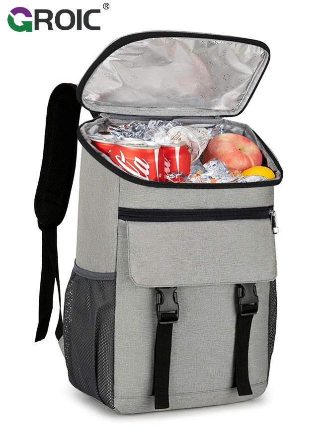 Backpack Cooler, Leakproof & Waterproof Cooler Backpack, Cooler Bag for Men Women, Large Capacity Portable Lightweight Cooler for Family Outdoor Camping Beach Picnic Hiking