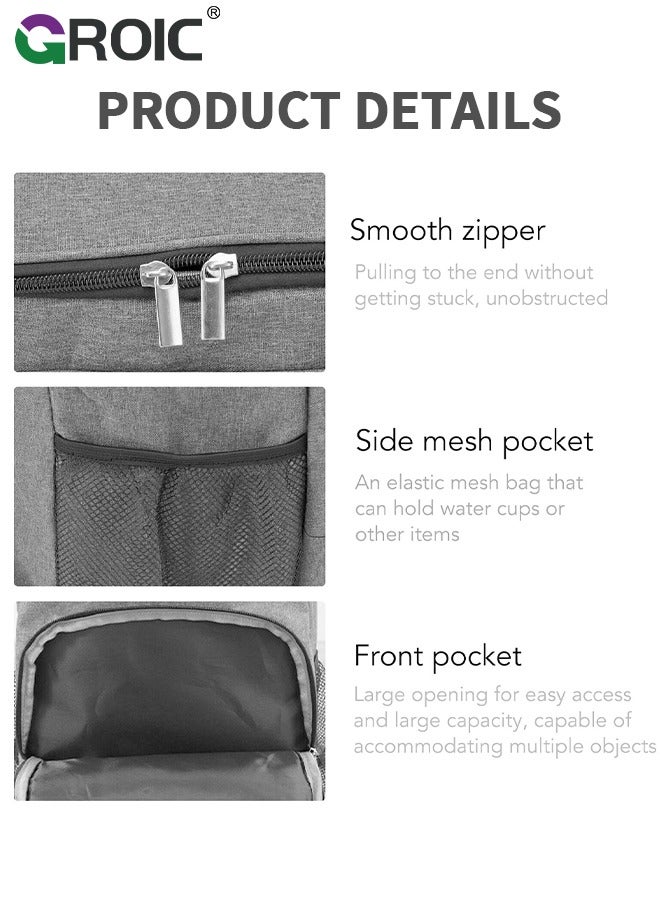 Backpack Cooler, Leakproof & Waterproof Cooler Backpack, Cooler Bag for Men Women, Large Capacity Portable Lightweight Cooler for Family Outdoor Camping Beach Picnic Hiking