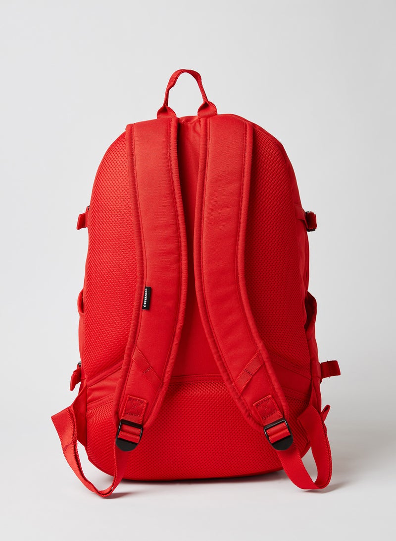 Straight Edge Backpack Medium Red