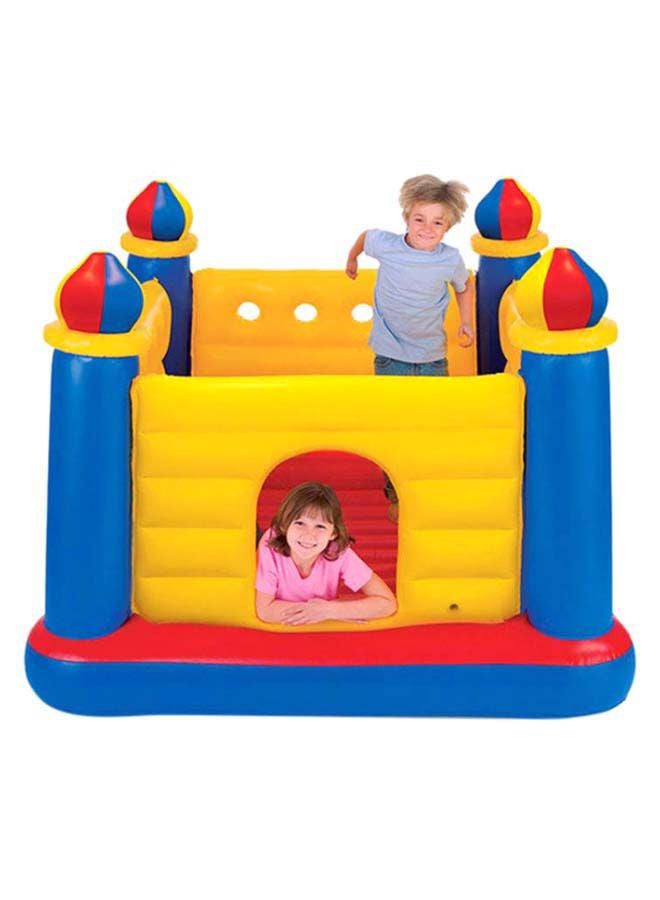 Jump-O-Lene Inflatable Bouncer Castle House 1.75m x 1.75m x 1.35m