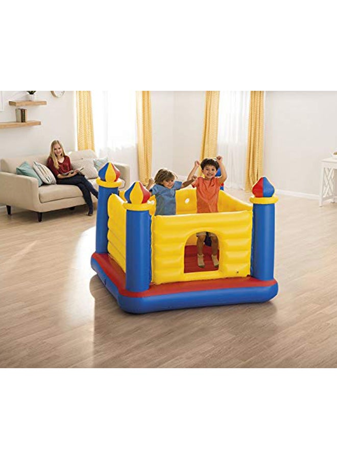 Jump-O-Lene Inflatable Bouncer Castle House 1.75m x 1.75m x 1.35m