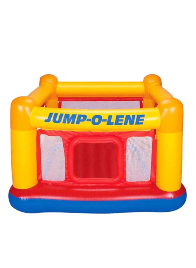 Jump-O-Lene Inflatable Bouncer Play House 1.74m x 1.74m x 1.12m 174x174x112cm