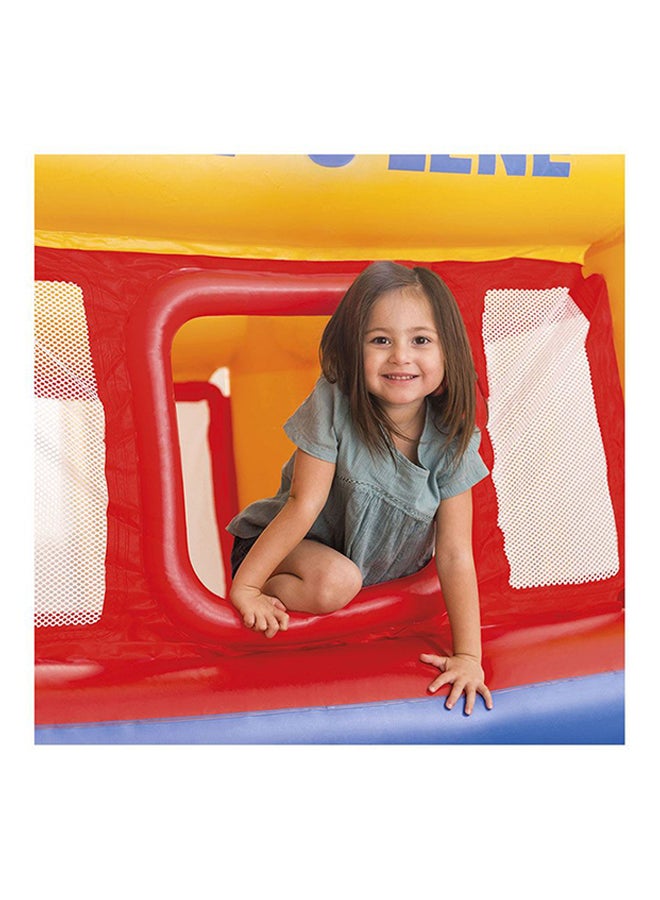 Jump-O-Lene Inflatable Bouncer Play House 1.74m x 1.74m x 1.12m 174x174x112cm