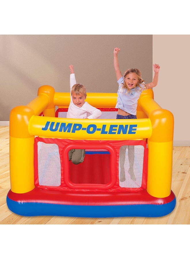 Jump-O-Lene Inflatable Bouncer Play House 1.74m x 1.74m x 1.12m 174x174x112cm