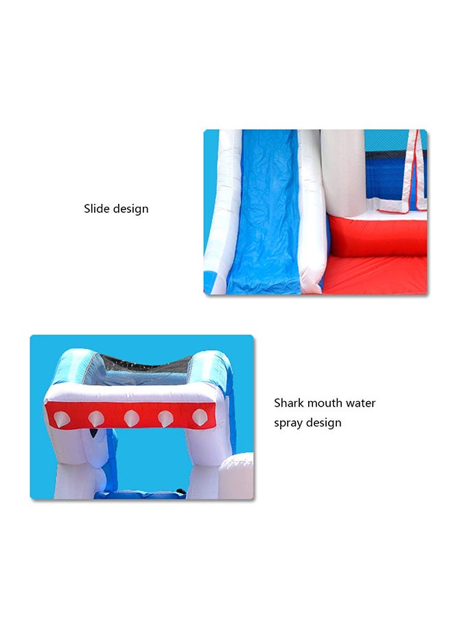 Shark Design Inflatable Water Slide 480x280x225cm